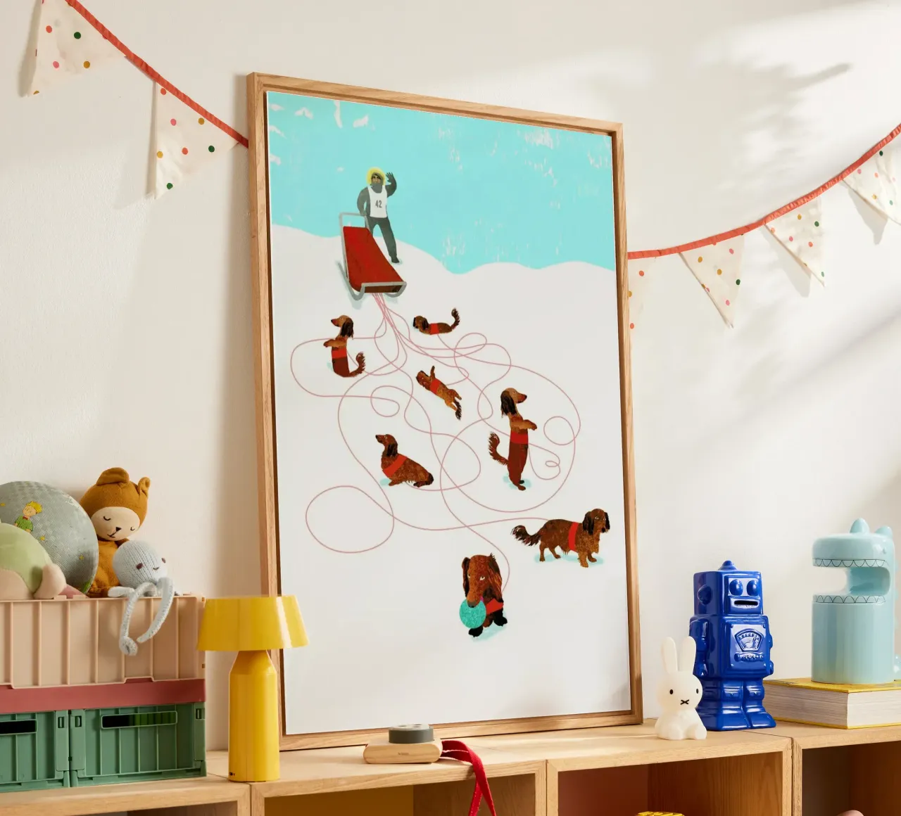 Sled dog plexiglass da Ellen Weinstein