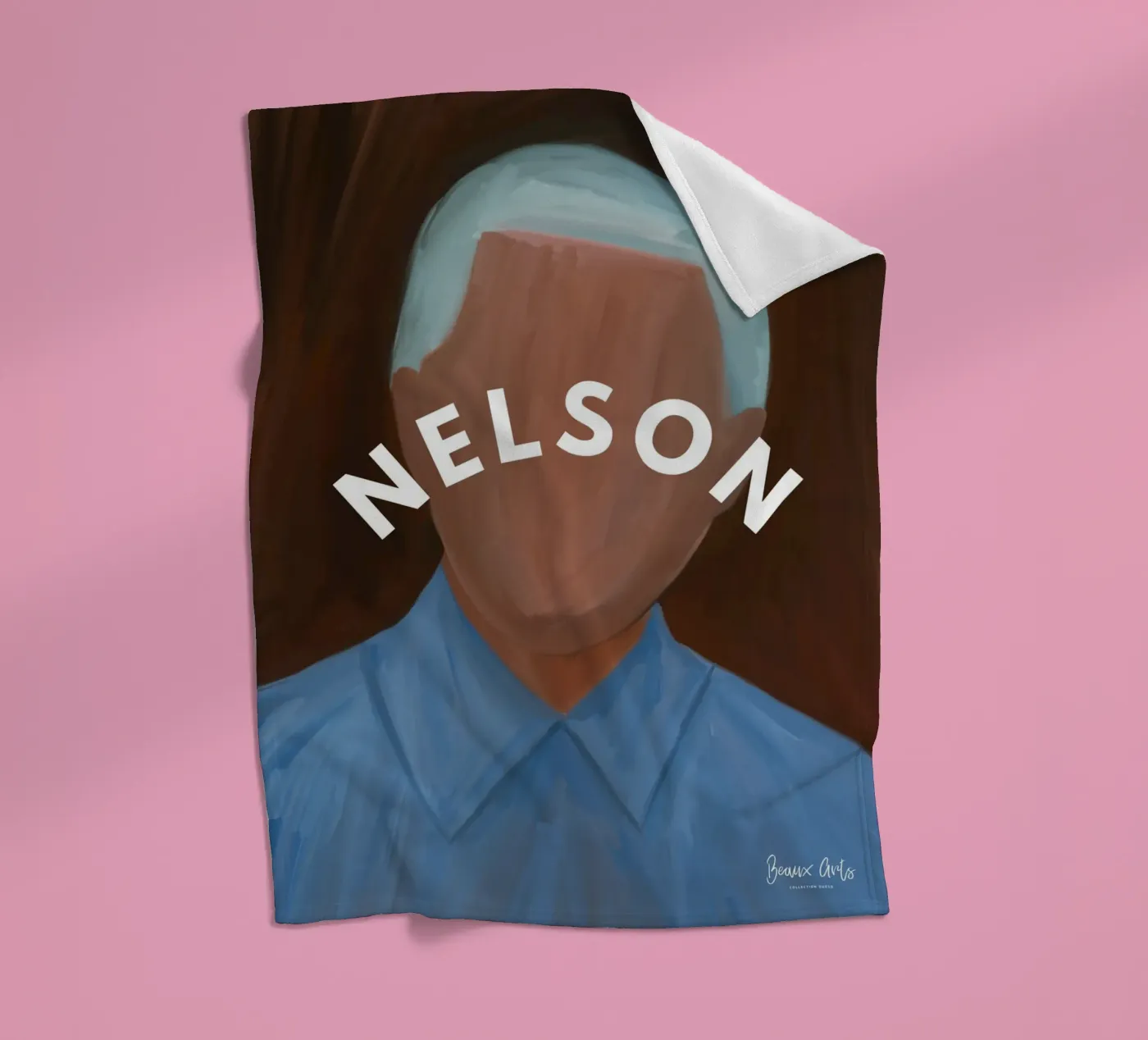 Afro Nelson Fleecedecke von Mathudace Créas