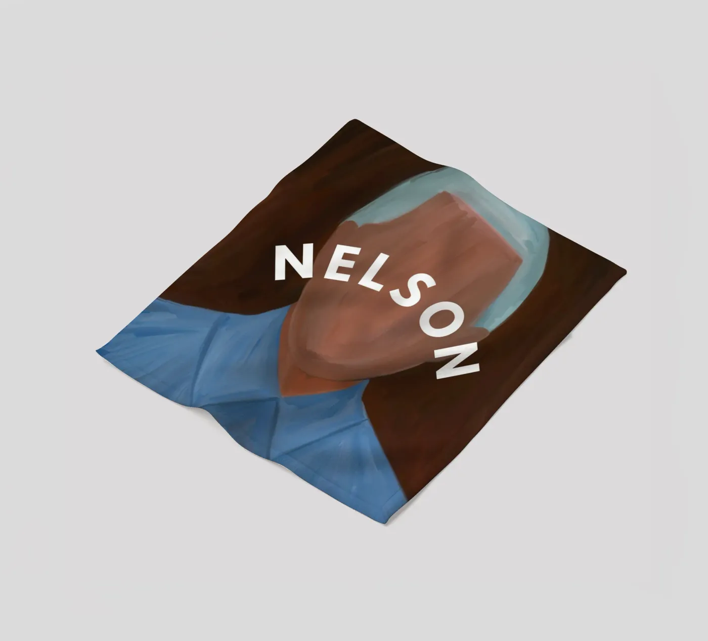 Afro Nelson Fleecedecke von Mathudace Créas