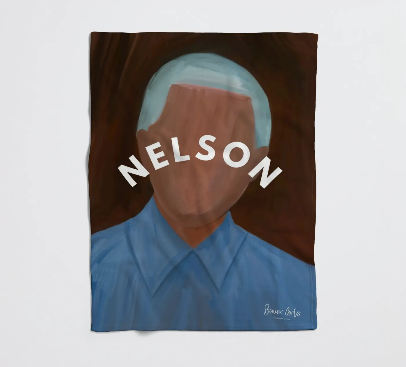 Afro Nelson Fleecedecke von Mathudace Créas