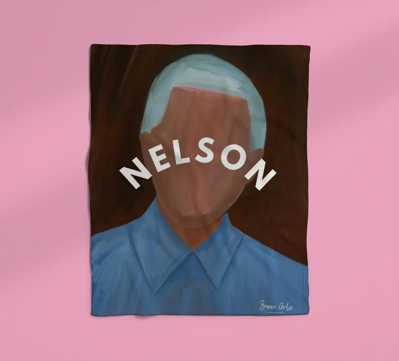 Afro Nelson Fleecedecke von Mathudace Créas