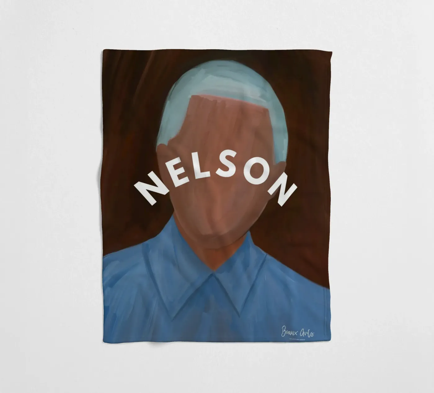 Afro Nelson Fleecedecke von Mathudace Créas