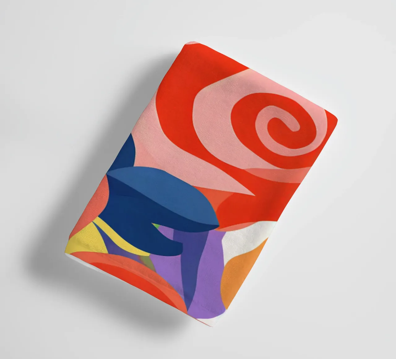 Rose astratte - Design e decorazioni artistiche colorate asciugamano da bagno da Whole©
