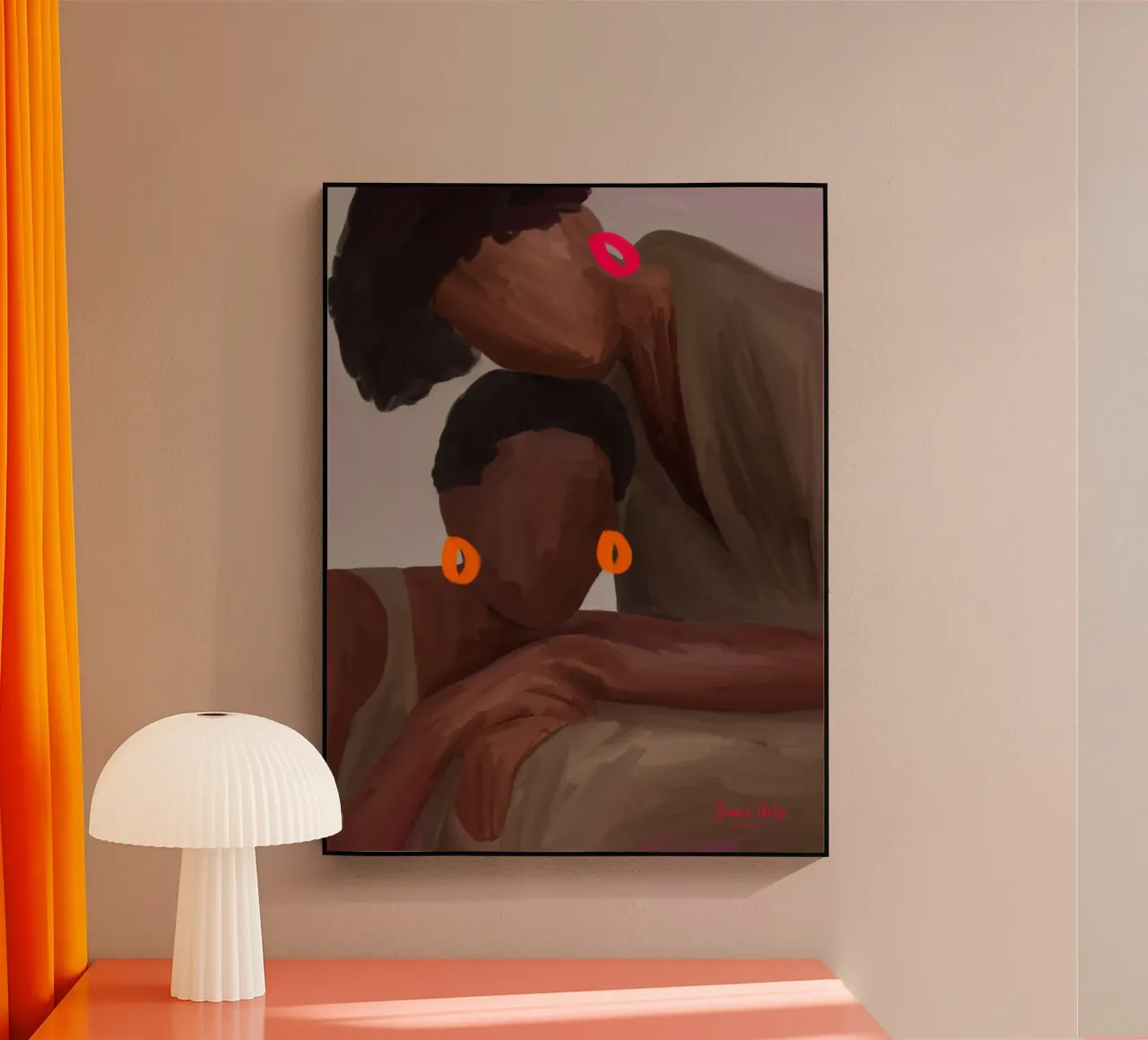 Afro Undulations plexiglass da Mathudace Créas