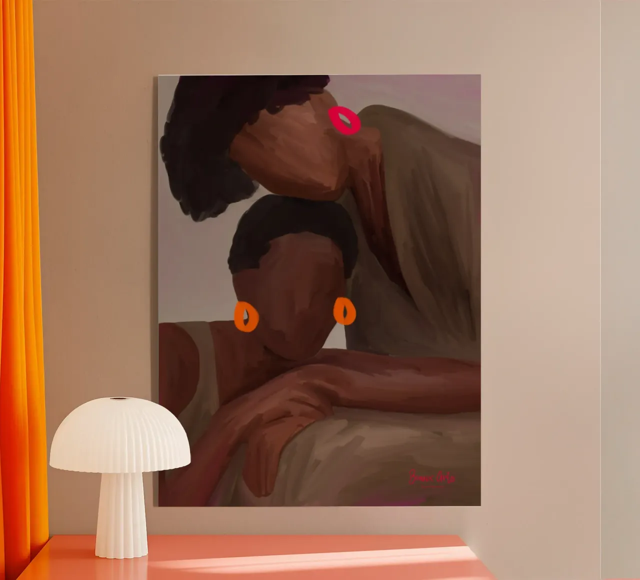 Afro Undulations plexiglass da Mathudace Créas