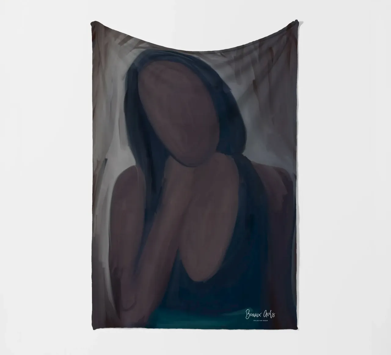 Afro Unknown fleece blanket by Mathudace Créas