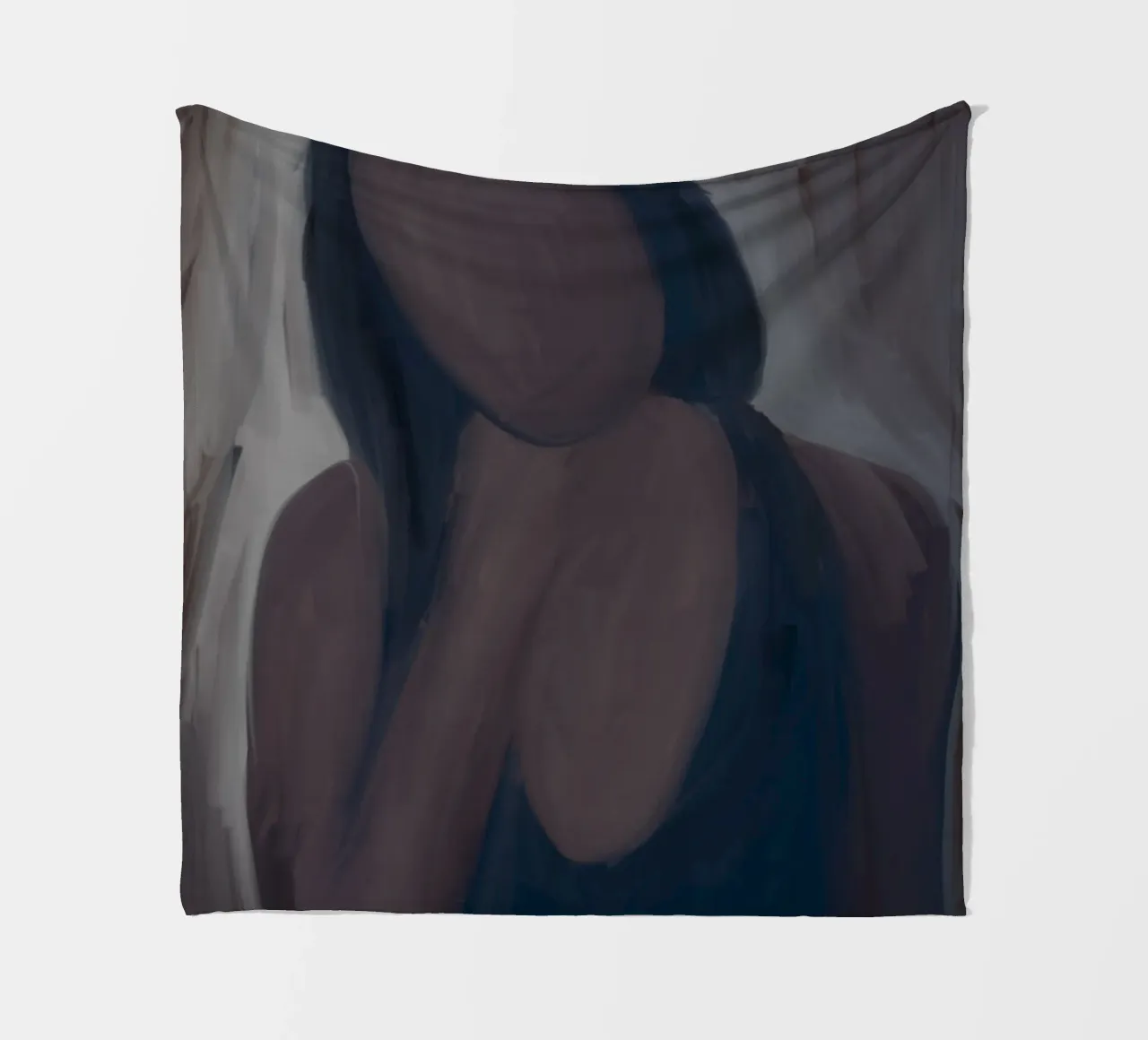 Afro Unknown fleece blanket by Mathudace Créas