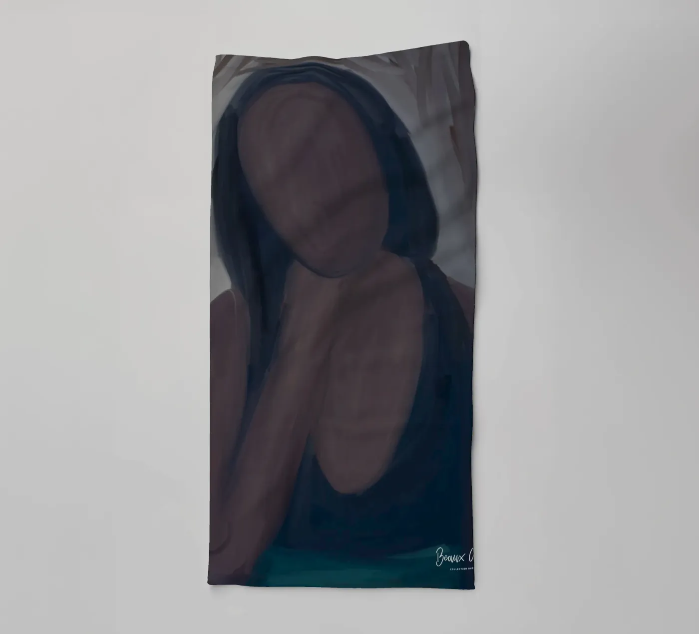 Afro Unknown badhanddoek van Mathudace Créas