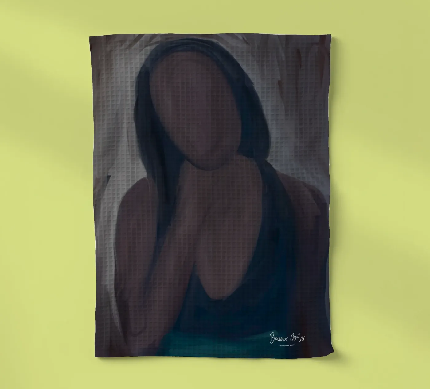 Afro Unknown tea towel by Mathudace Créas