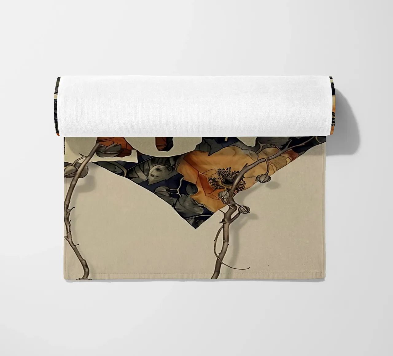 Cuore d'amore floreale telo mare da Rustic Grace Studio 02