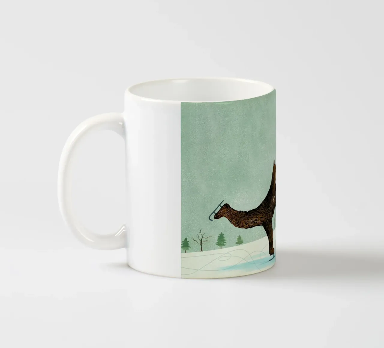 Coworking ceramic mug by Ellen Weinstein