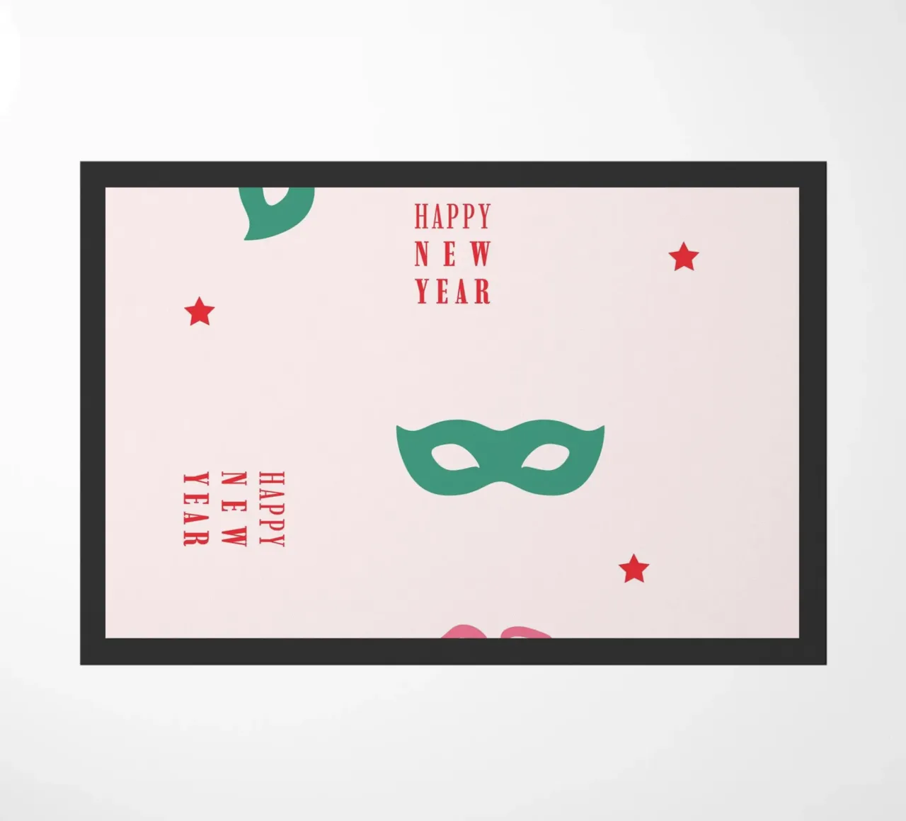 New Year Pattern 2 doormat by janamossmann