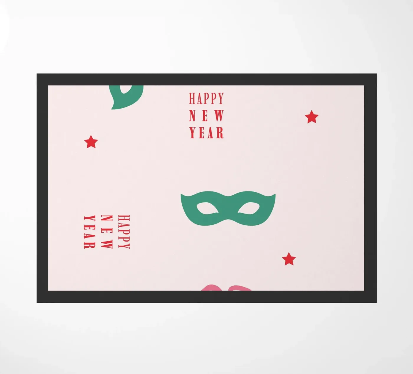 New Year Pattern 2 doormat by janamossmann
