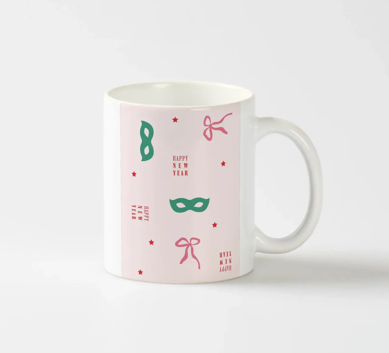 Neujahrsmuster 2 Keramik Tasse von janamossmann