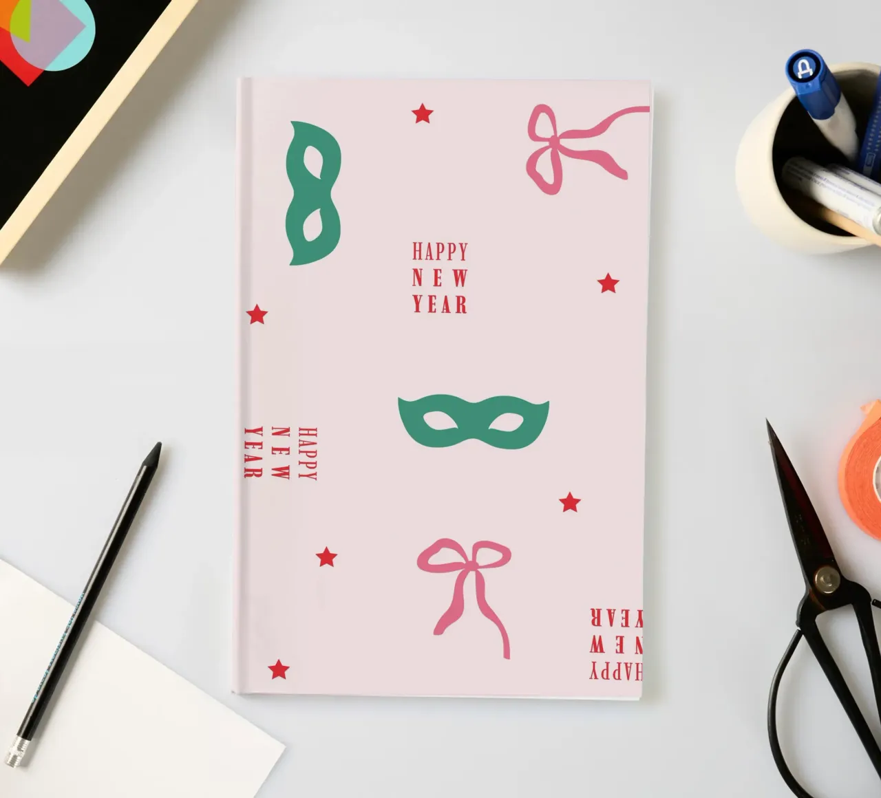 Neujahrsmuster 2 Notizbuch von janamossmann