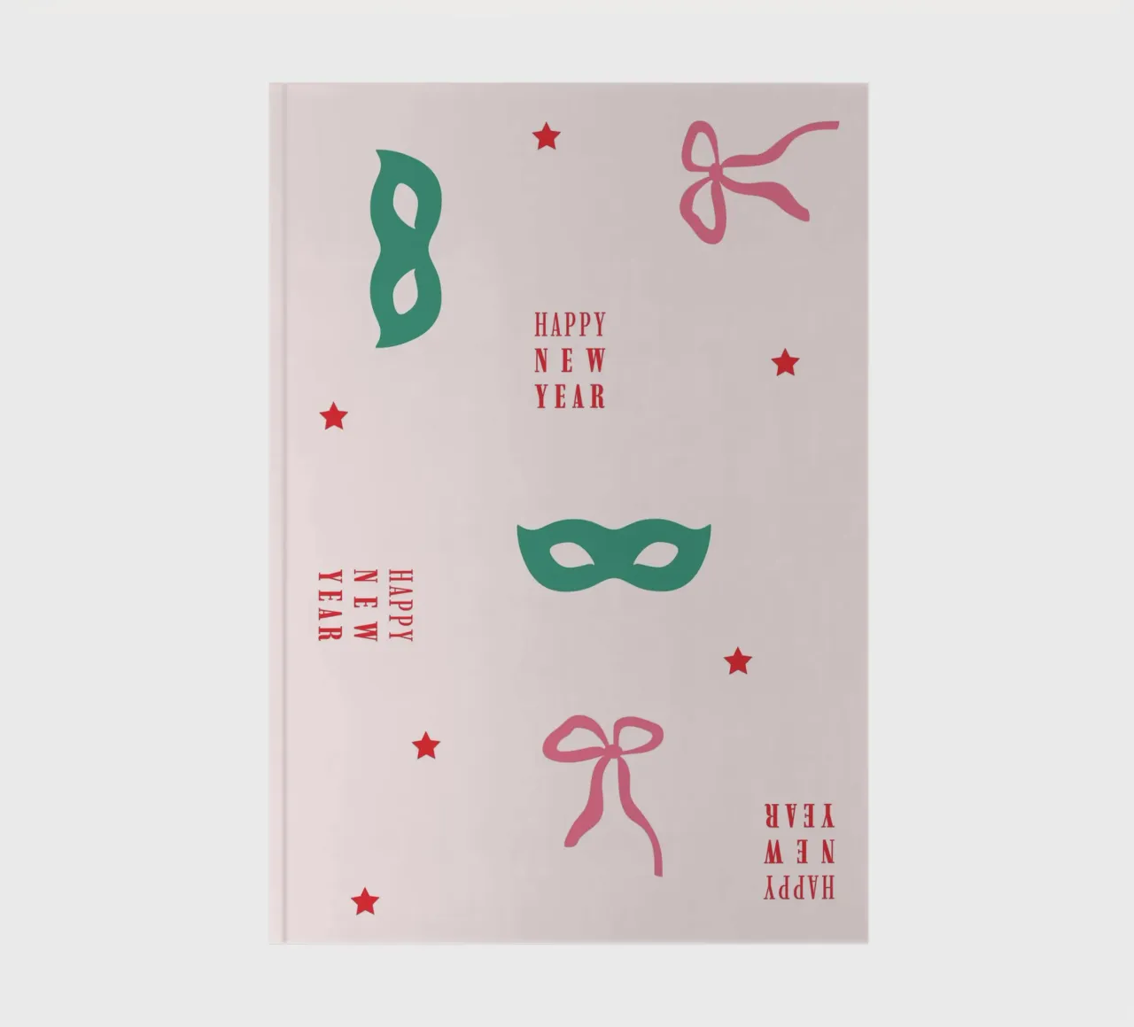 Neujahrsmuster 2 Notizbuch von janamossmann