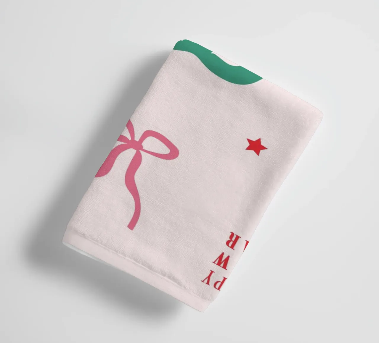 New Year Pattern 2 towel by janamossmann