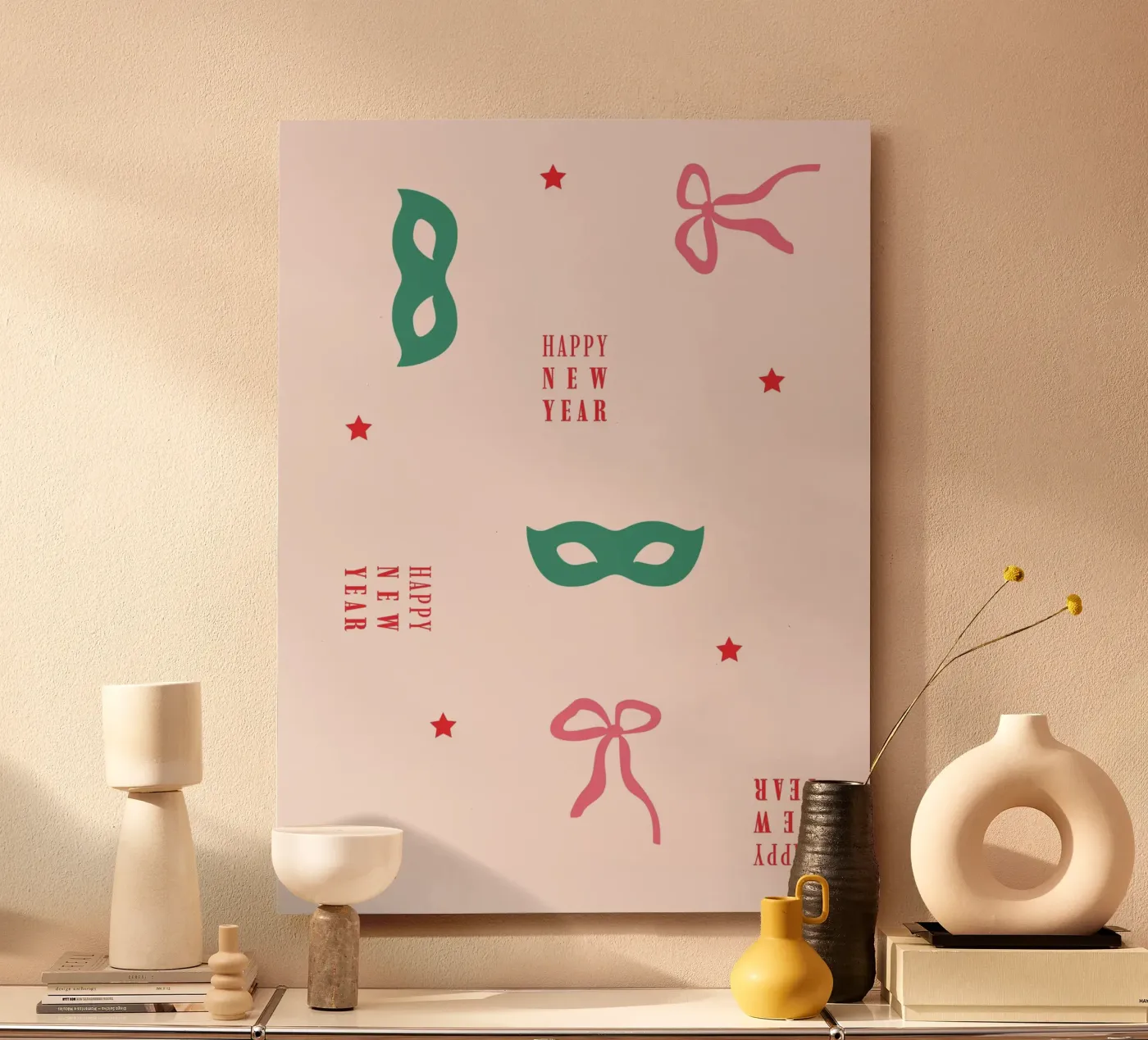 New Year Pattern 2 alluminio dibond da janamossmann