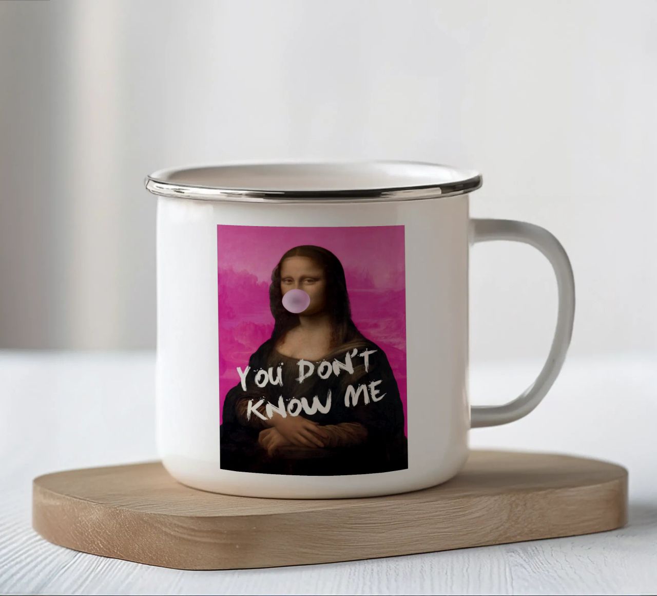 You Don't Know Me tazza in smalto da GraceDigitalArtCo