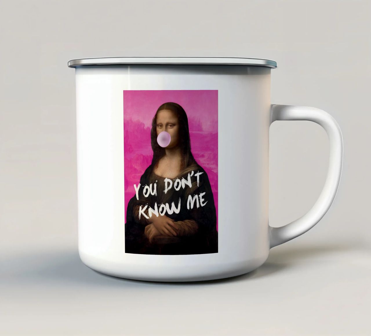 You Don't Know Me tazza in smalto da GraceDigitalArtCo