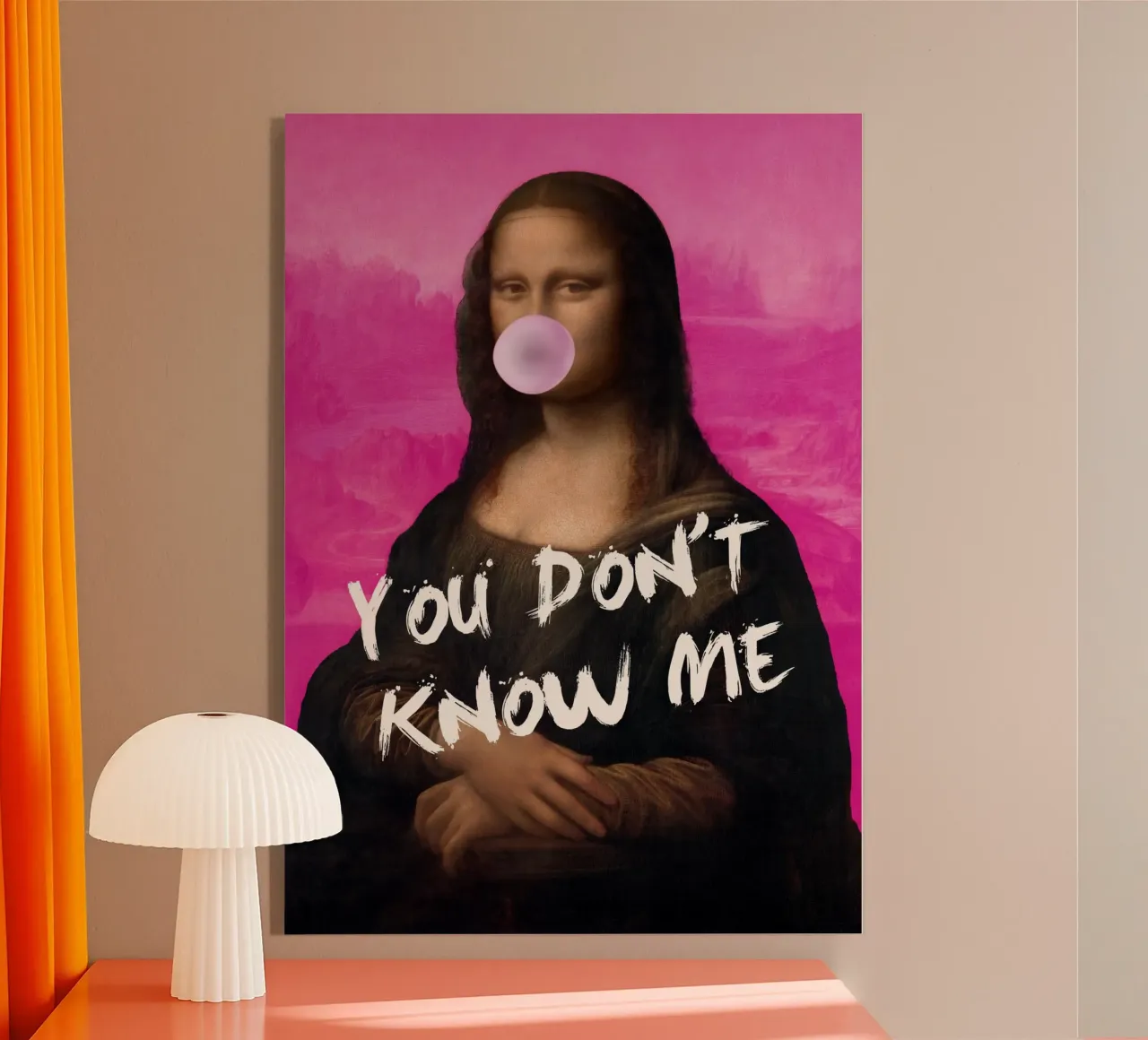 You Don't Know Me plexiglass da GraceDigitalArtCo