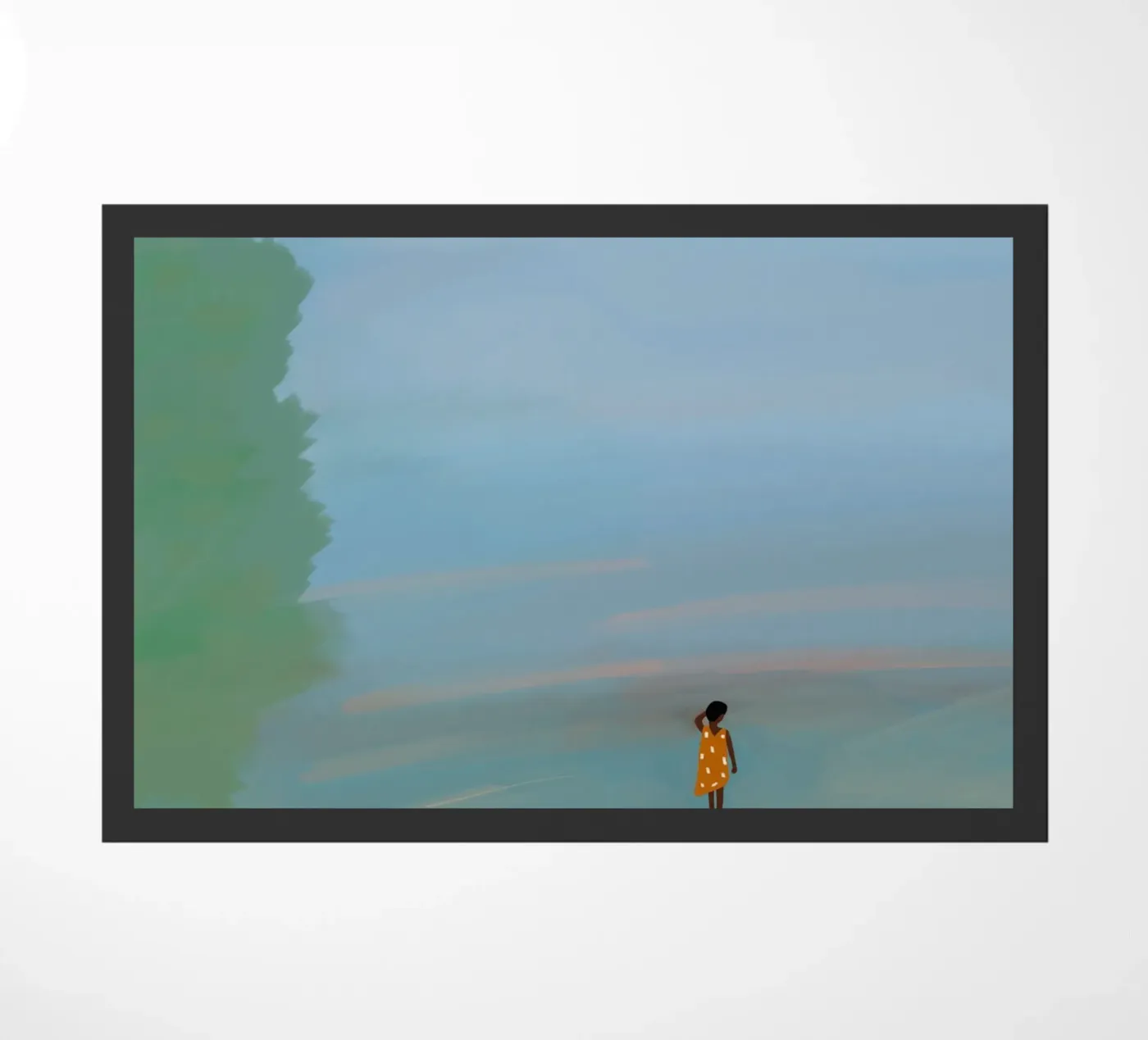 Afro Ruby doormat by Mathudace Créas