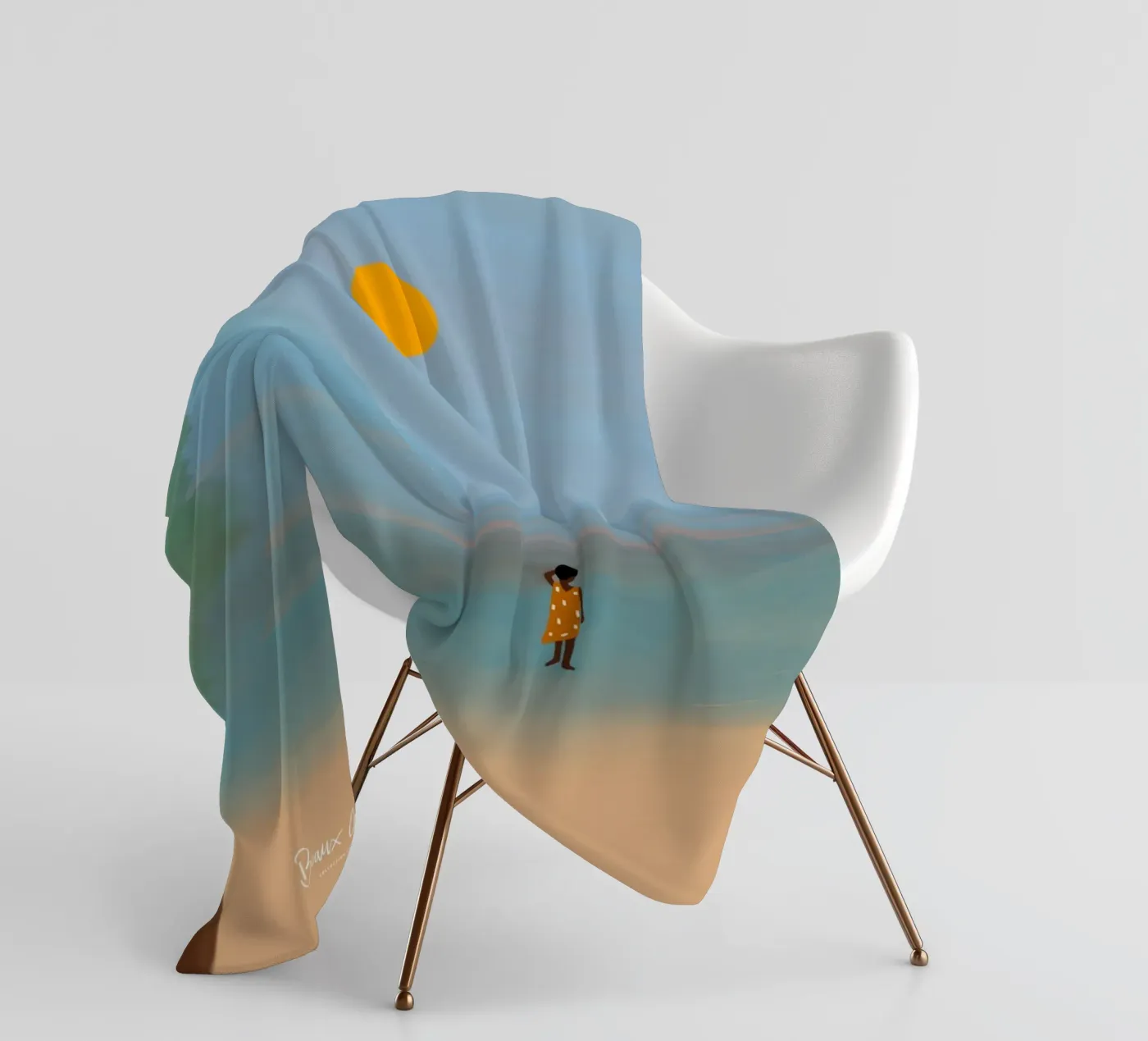 Afro Ruby fleecedeken van Mathudace Créas