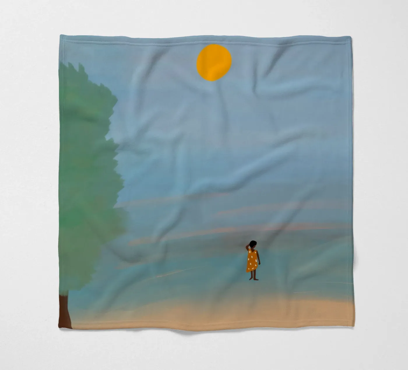 Afro Ruby fleecedeken van Mathudace Créas