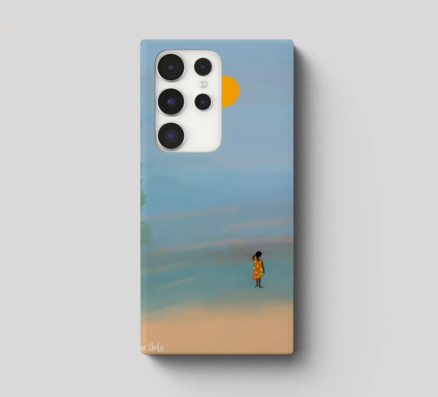 Afro Ruby samsung hoesje van Mathudace Créas