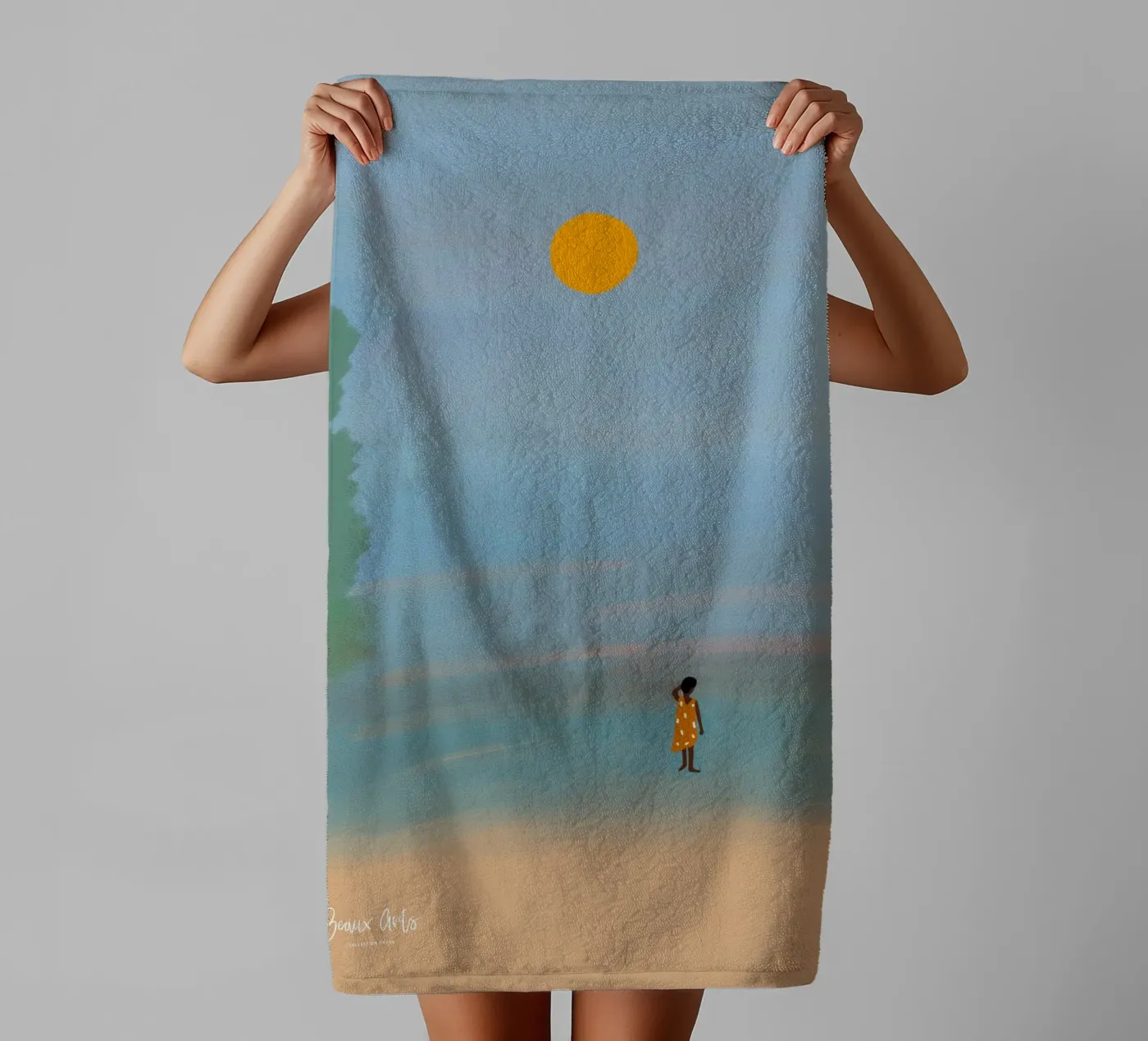 Afro Ruby Handtuch von Mathudace Créas