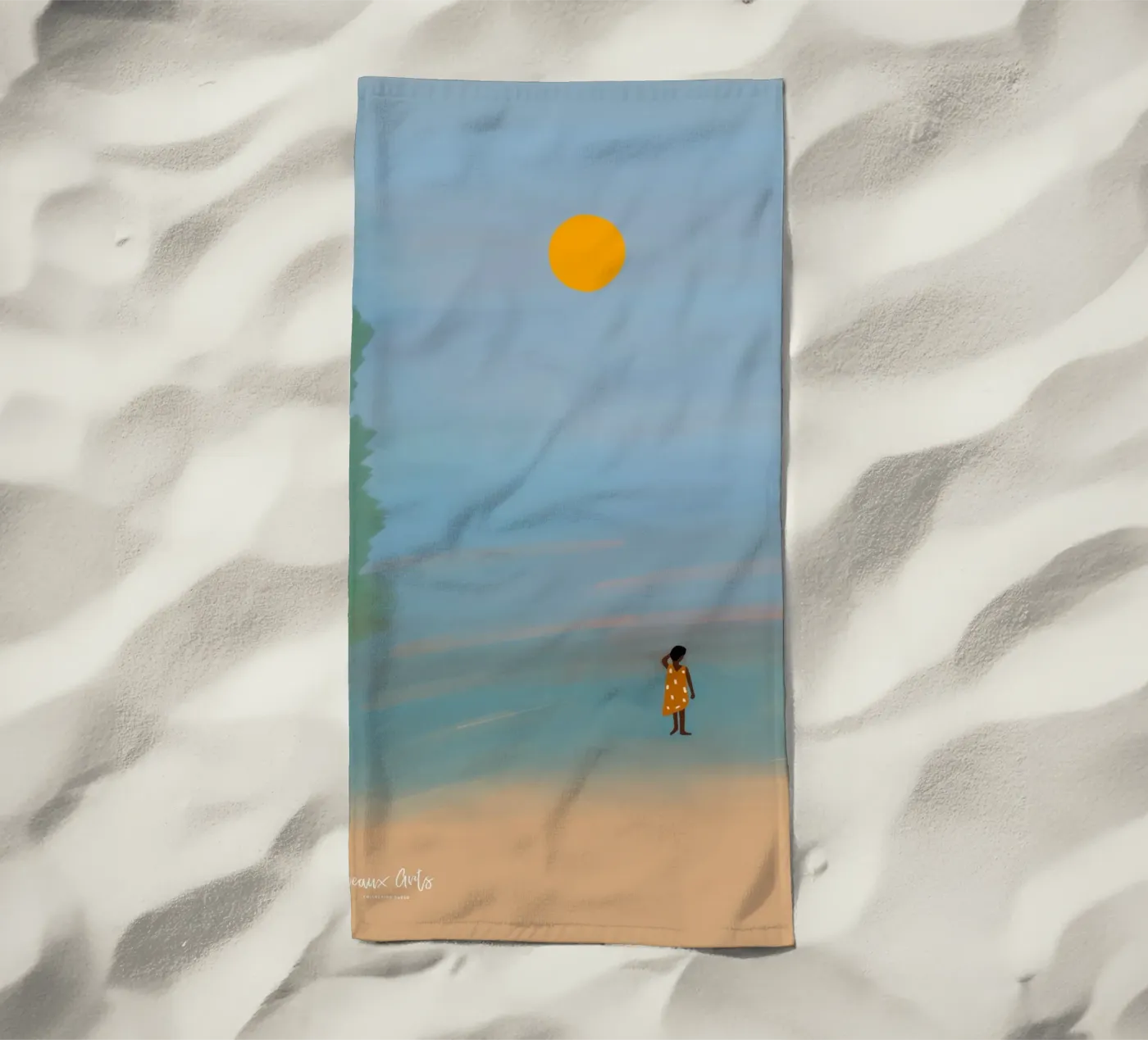 Afro Ruby serviette de plage de Mathudace Créas