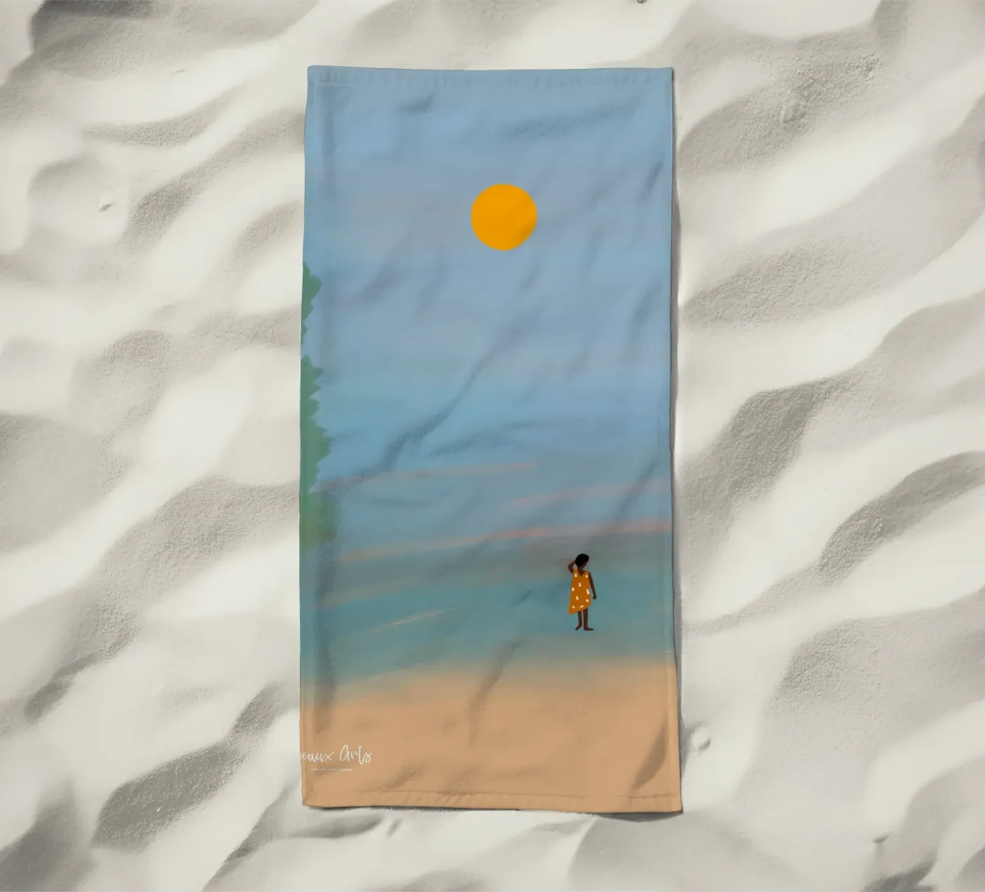 Afro Ruby serviette de plage de Mathudace Créas