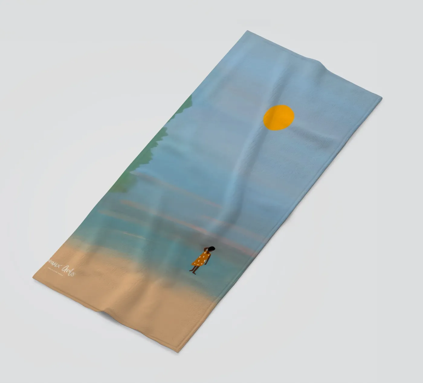 Afro Ruby serviette de plage de Mathudace Créas