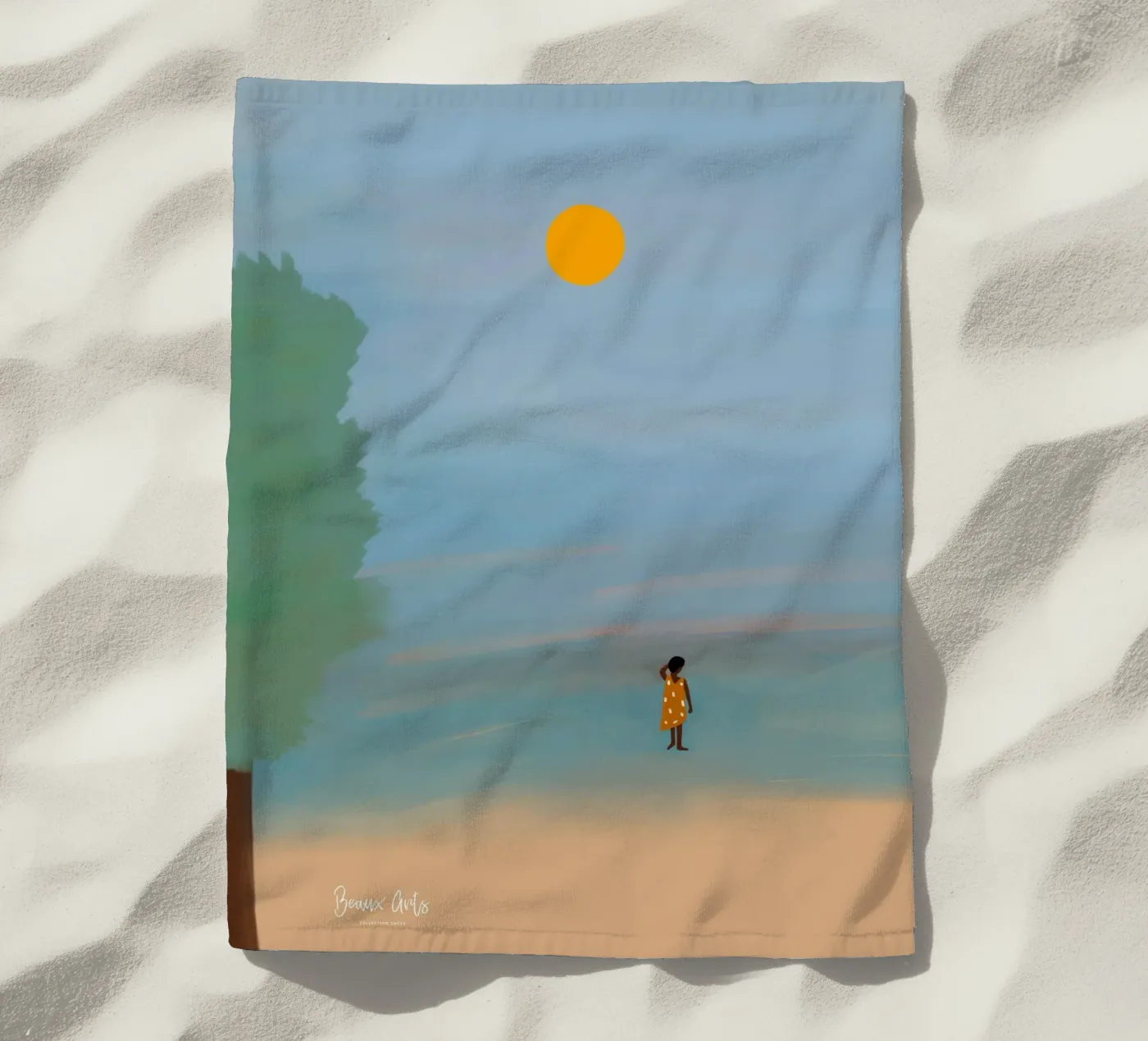 Afro Ruby serviette de plage de Mathudace Créas