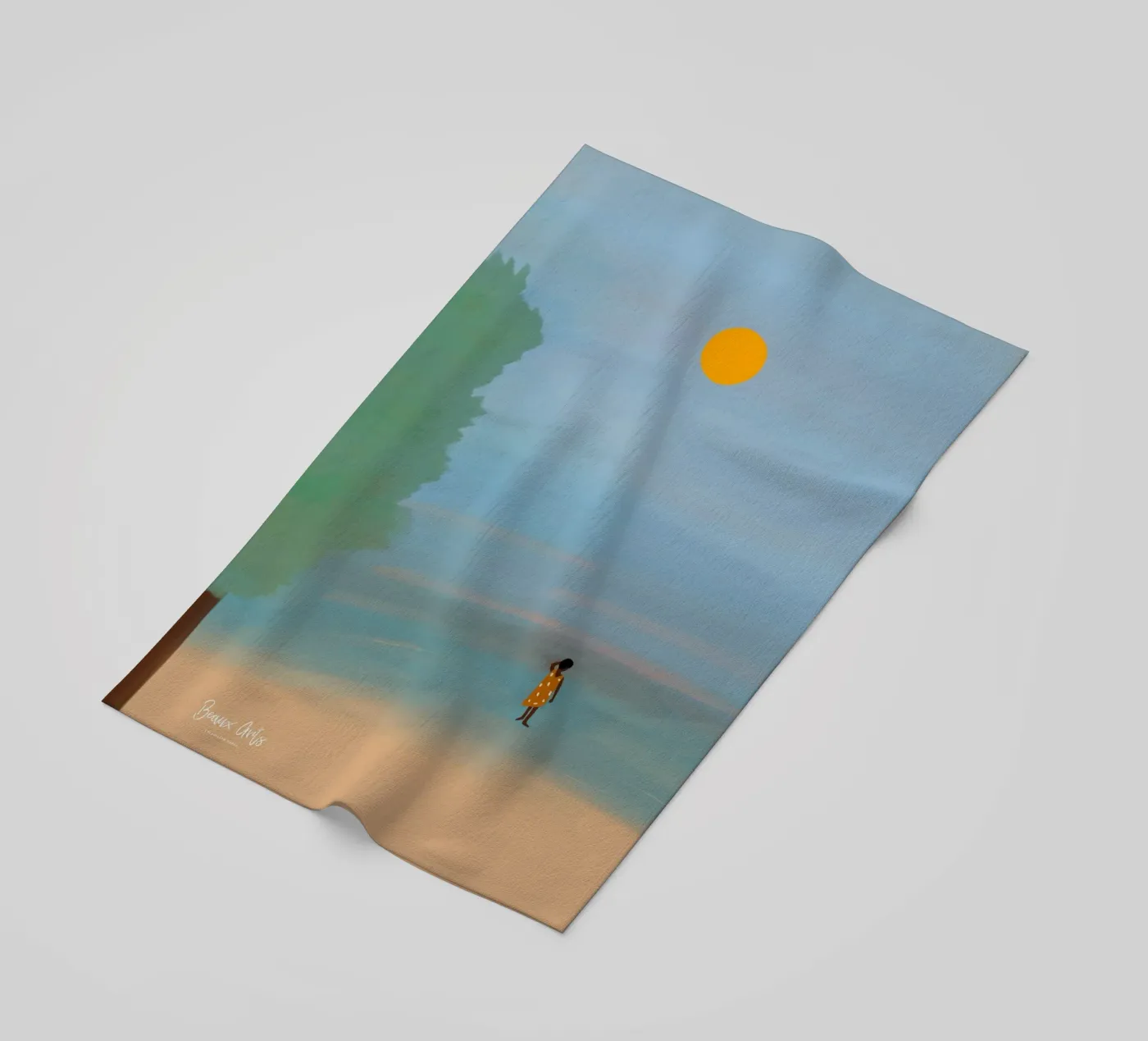 Afro Ruby serviette de plage de Mathudace Créas