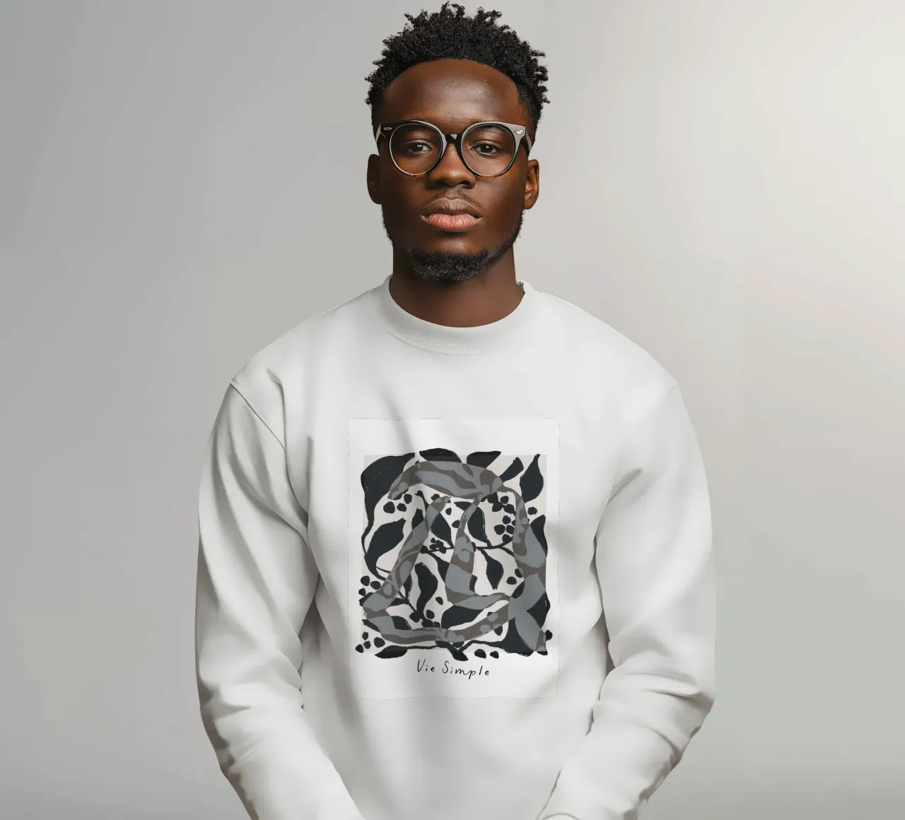 Vie Simple No 66 felpa da treechild