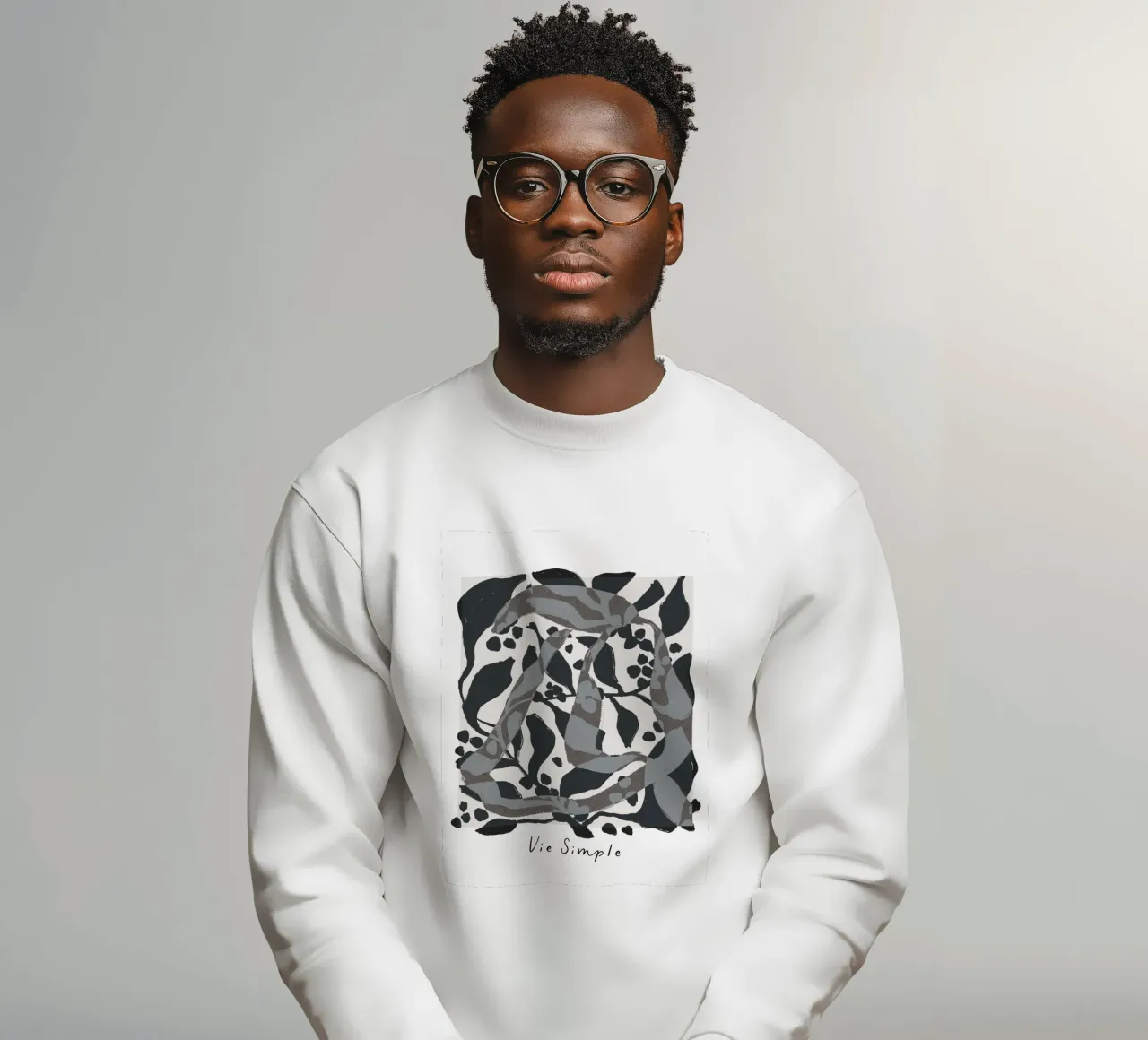 Vie Simple No 66 felpa da treechild