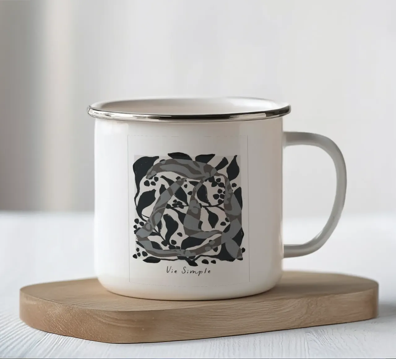 Vie Simple No 66 tazza in smalto da treechild