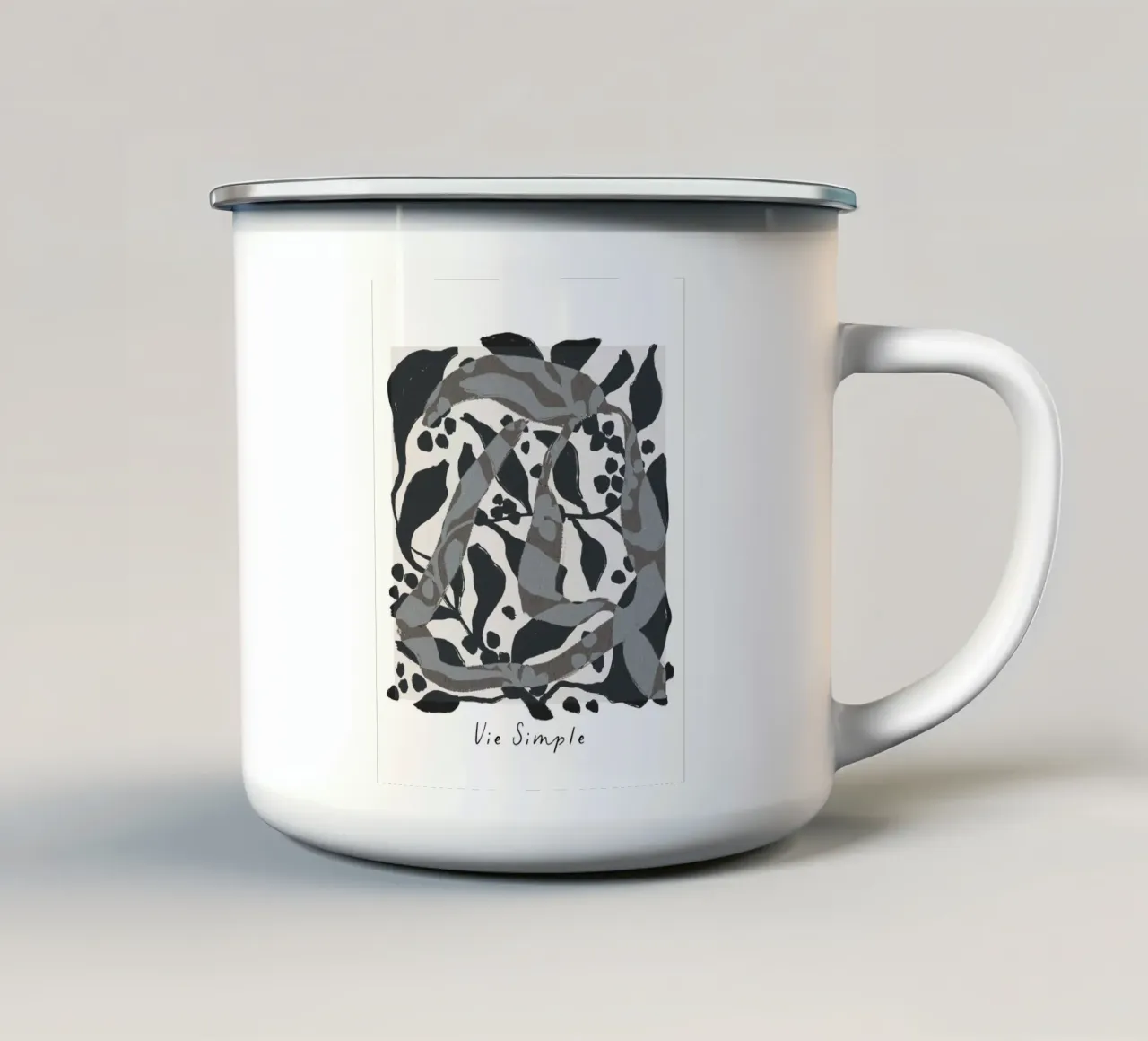 Vie Simple No 66 tazza in smalto da treechild