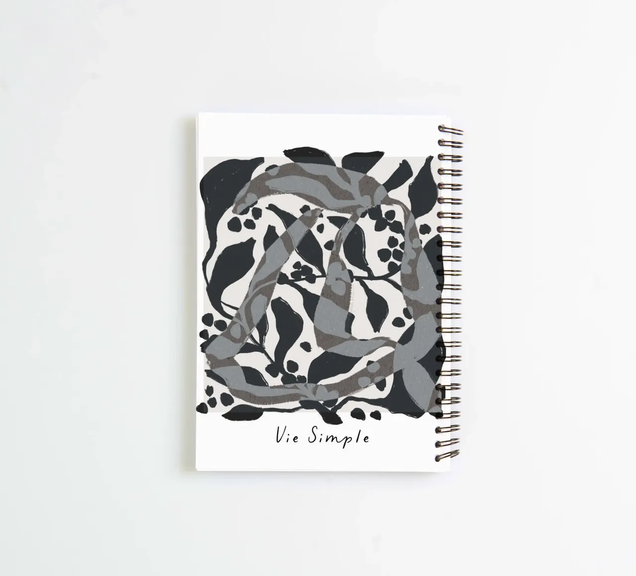 Vie Simple No 66 spiral notebook by treechild