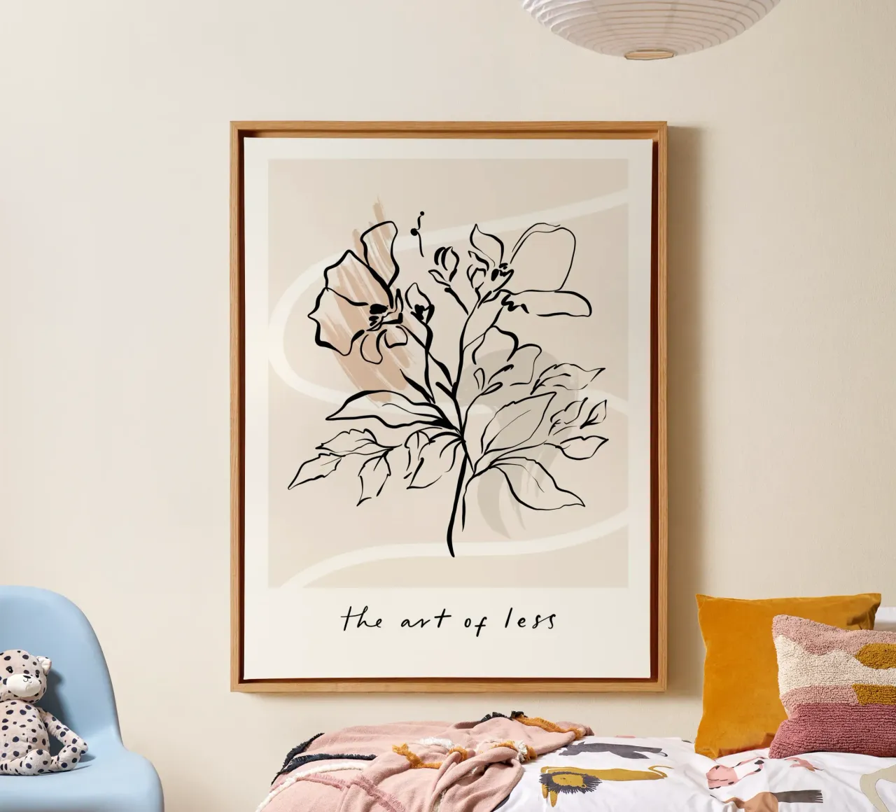 Vie Simple No 64 tela con Cornice a cassetta da treechild