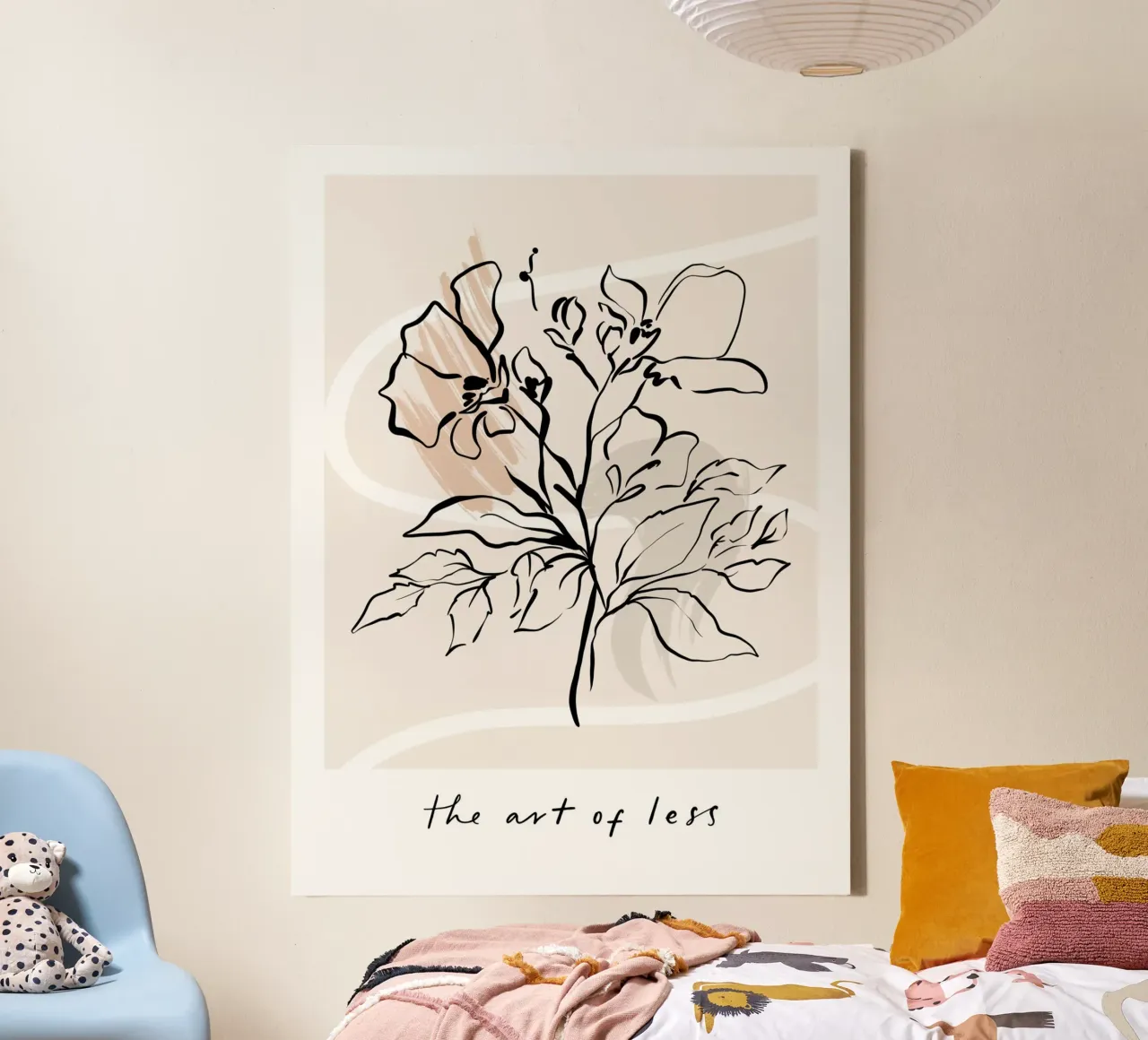 Vie Simple No 64 tela con Cornice a cassetta da treechild