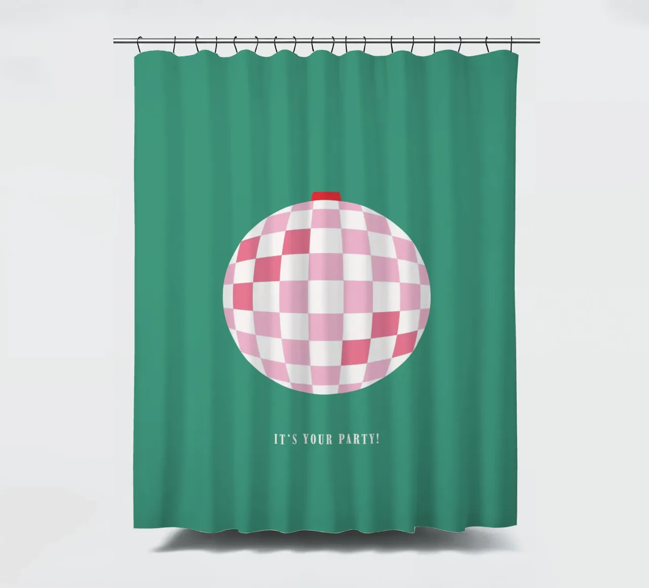 It's your Party shower curtain by janamossmann
