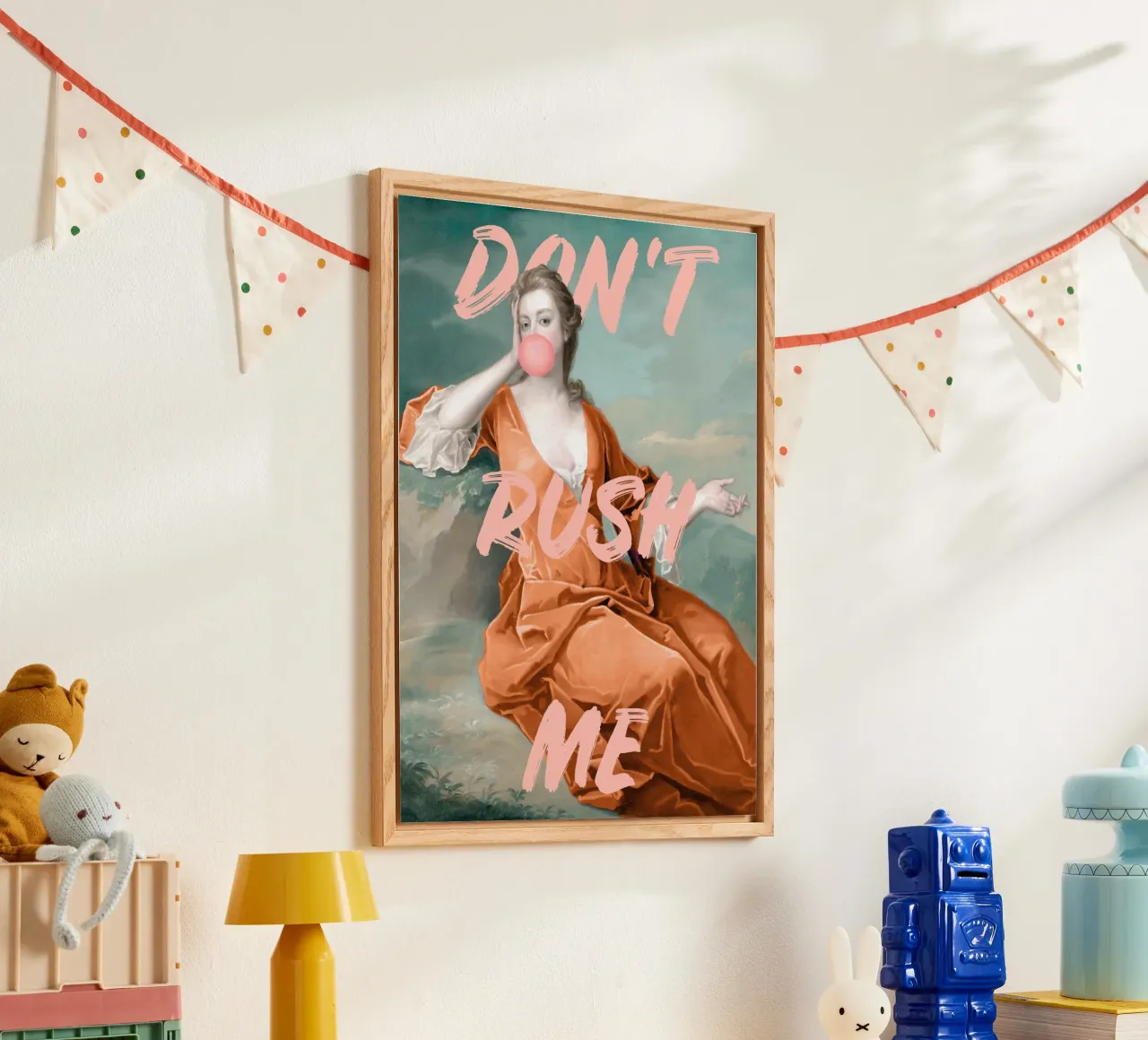 Don't Rush Me - Peach metacrilato de GraceDigitalArtCo