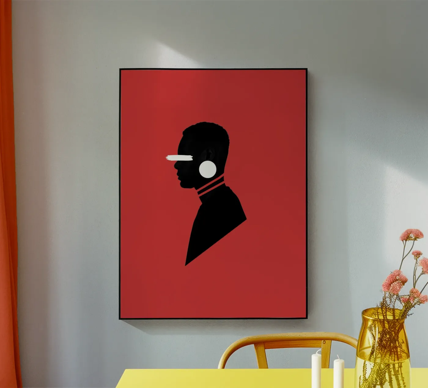 Afro Spears Acryl-Glas von Mathudace Créas