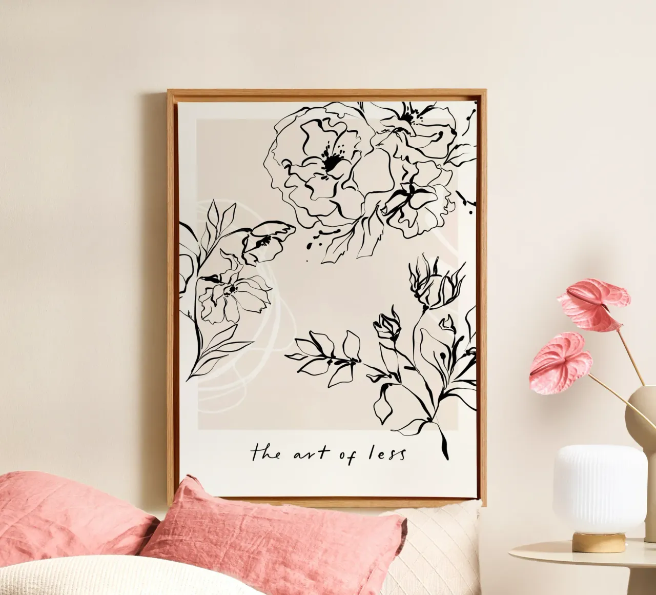 Vie Simple No 65 tela con Cornice a cassetta da treechild