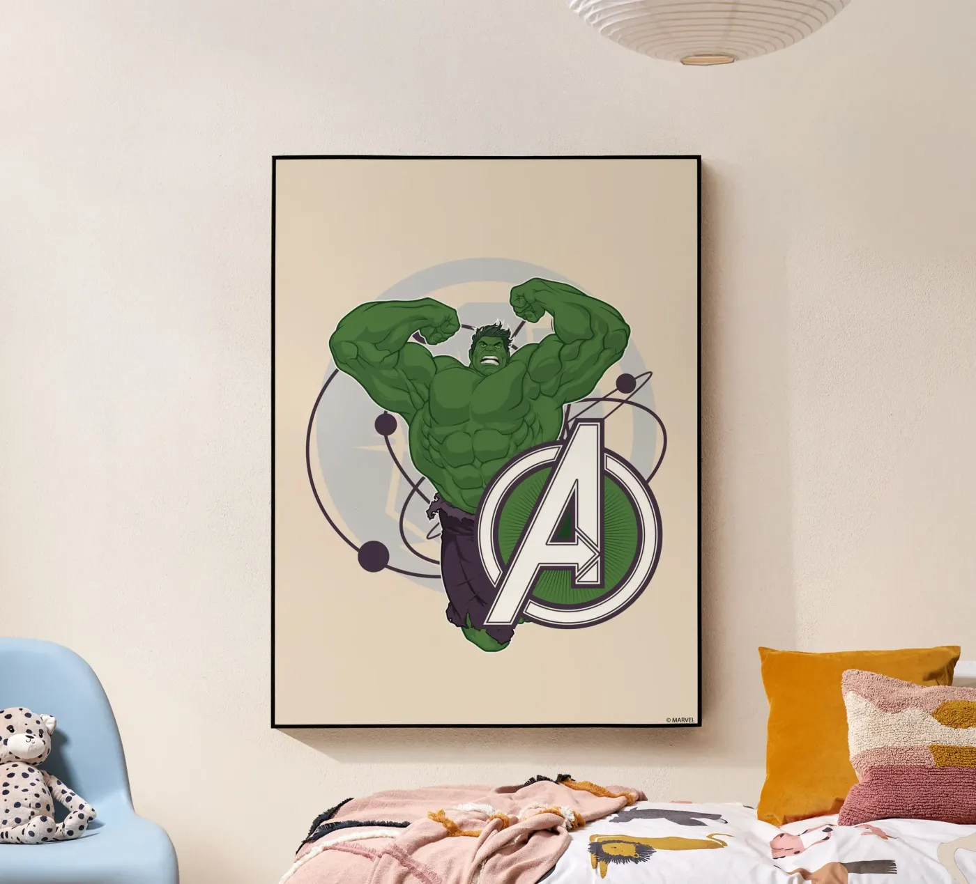 Hulk acryl van MARVEL Designs by JUNIQE