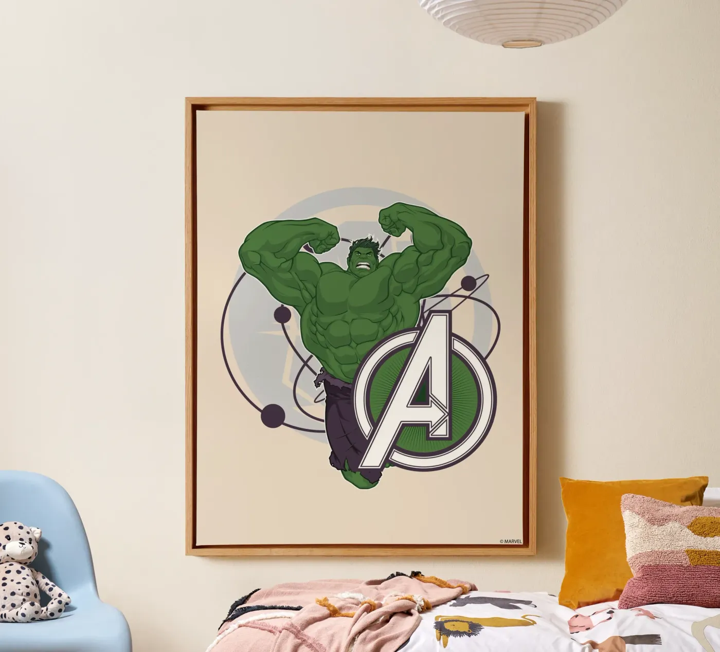 Hulk tela da MARVEL Designs by JUNIQE