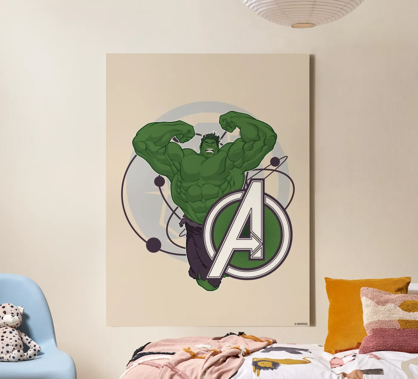 Hulk tela da MARVEL Designs by JUNIQE