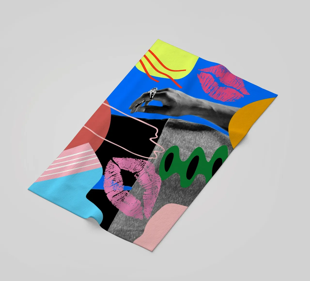 Afro Hand telo mare da Mathudace Créas